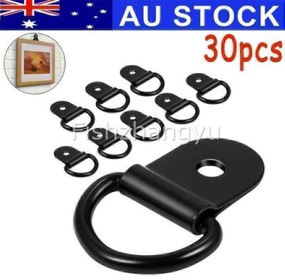 $15.80 • Buy 30X Tie Down Lashing D Rings Heavy Duty Anchor Hook Fit For Trailer Audew Truck