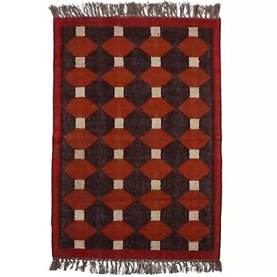 Rug Wool Jute Kilim Area Runner Rug Traditional Hallway Rug Oriental Modern Rug • $117.28