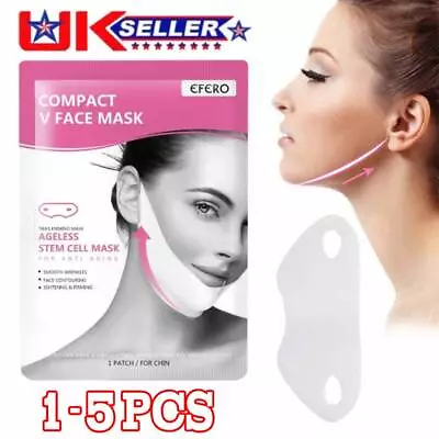 Double Chin Reducer V Line Lifting Face Mask V Shape Slimming Firming 2024 New • £2.99