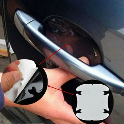 8Pcs Invisible Car Door Handle Films Protective Scratches Protector Accessories • $3.70