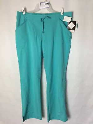 Nrg By Barco Pants Scrub Green X Large Regular  length 40  Width 19.5 Stock #24 • $19