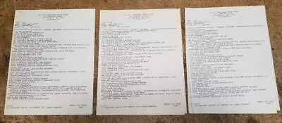 1990 Thunderbird Factory Build Sheet From Factory With Options Costs • $13.95