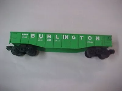 Lionel 9140 Burlington CB&Q Open Gondola Train Car Green O / O27 Gauge • $5