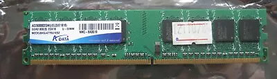 Adata 2GB DDR2-800 PC2-6400 AD2800002GMU Desktop Memory • £9.89
