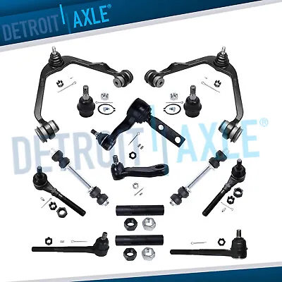 14pc 2WD Front Control Arm Tierod Sway Bar Link For Ford F-150 F-250 Expedition • $132.54
