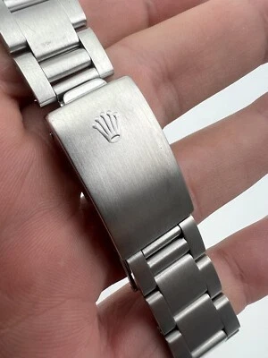 $213.50 • Buy Original Rolex Mens 36mm SS Datejust 78360 Oyster Band With NO End Pieces - 301