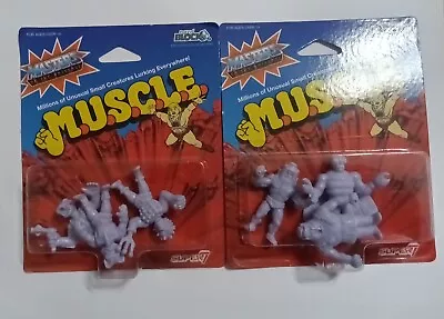 NEW 3pc  M.U.S.C.L.E. - Masters Of The Universe - Exclusive Color Variant X Two • $18