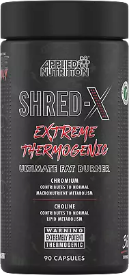 Fat Burner For Men & Women Shred X Weight Loss Pills Energy Vitamin B Capsules • £28.45