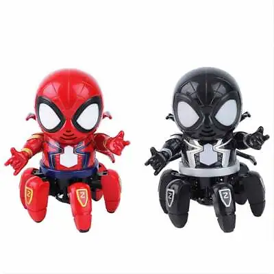 Spider Robot Toys Electric Walking Toys With Colorful Lights And Music Kids Toy • £15.59