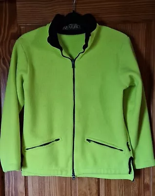 Equafleece Fluorescent Yellow Water Repellent Jacket Size Medium • £10