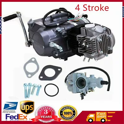 For Motorcycle LIFAN 125cc 4-stroke Manual Clutch 4UP Engine Motor Dirt Pit Bike • $175.75