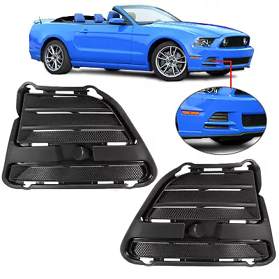 Fog Light Cover Set Replace FO1039134 FO1038134 For Ford Mustang 2013-2014 New • $12.38