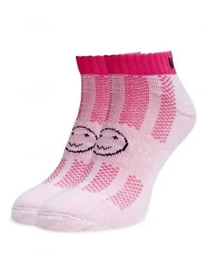 WackySox Raspberry Pink Trainer Socks • £7.49