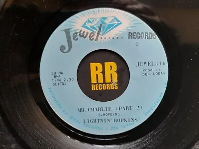 Lightnin' Hopkins - Mr. Charlie (part. 2) Us Jewel  Blues • £10