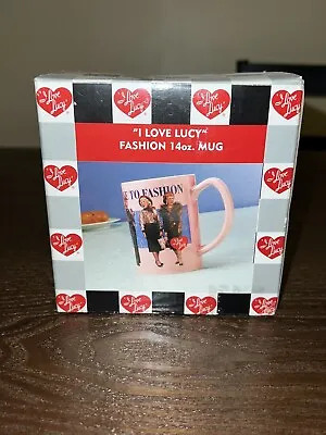 VTG “I Love Lucy” Slave To Fashion Pink Ceramic Coffee Cup NIB • $18