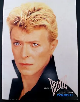 £26.25 • Buy David Bowie Programme N. America/Europe Serious Moonlight Tour 1983 Tri-lingual