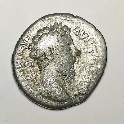 Roman Silver Denarius Coin Of Marcus Aurelius ( 161-180 AD )  Salus  • £59