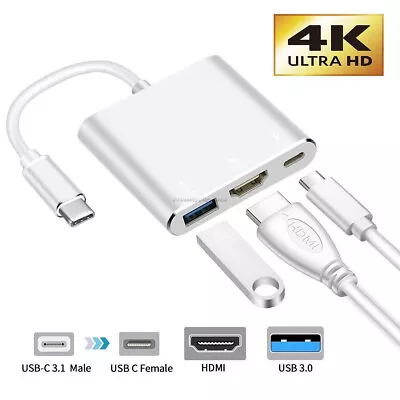 USB Type C To HDMI HDTV TV Cable Adapter Converter For Samsung S22/Plus/Ultra 5G • $11.99