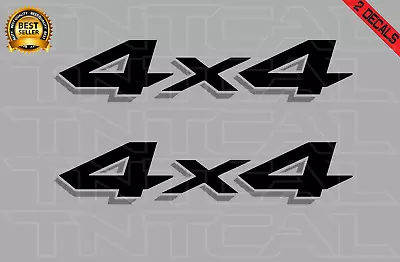 4x4 Decal Set Fits: Dodge Ram Dakota 1500 2500 Truck Vinyl Stickers Black/Gray • $15.55