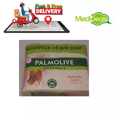 Palmolive Naturals Delicate Care With Almond Milk Soap Multipack- 4 Bars • £5.49