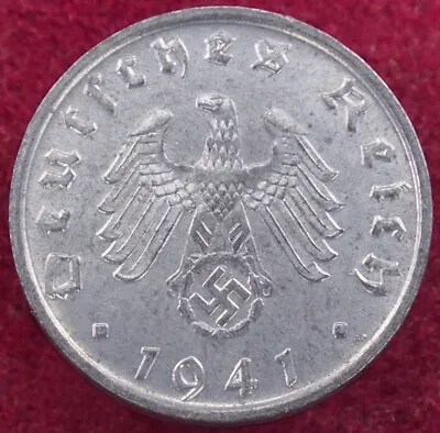 Germany 10 Reichspfennig 1941 B (G2608) • £15