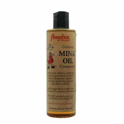 Angelus Genuine Mink Oil Compound 8 Oz • $11