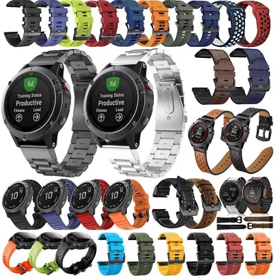 Quick Fit Watch Band Strap For Garmin Fenix 7 7X 6 6X Pro 5 5X Plus Epix Pro 2 • $17.11