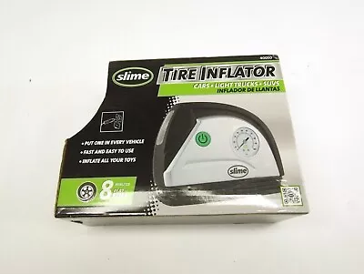 Slime 40050 12V Tire Inflator Portable Air Compressor With Light New • $18