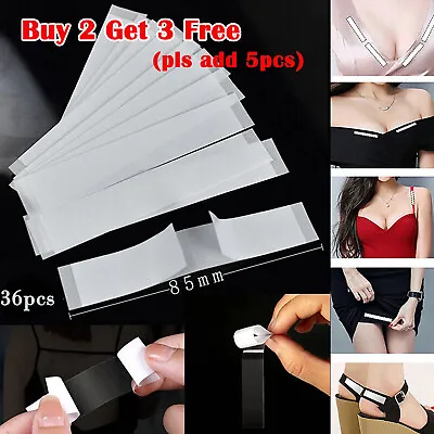 Double Sided Body Tape Fashion Toupee Breast Wig Lingerie Dress Boob Strips Tape • £2.66