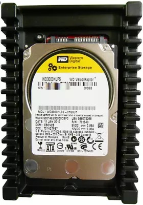 Western Digital WD VelociRaptor WD3000HLFS 300G 10K RPM 3.5  SATA Hard Drive • $75