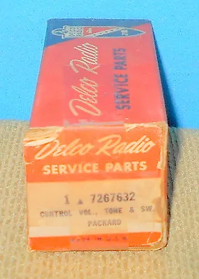 * NOS GM Delco 7267632 Radio Control-Vol Tone & Switch 1956 Packard 7267427 • $22.99