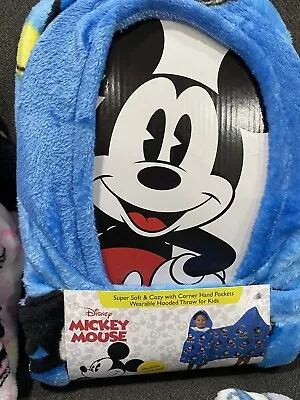 Disney Mickey Mouse Hooded Throw Blanket NEW • $20