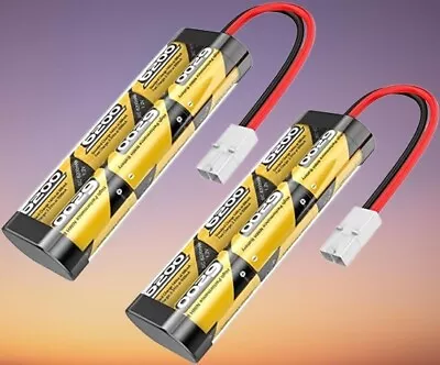 7.2V 6200Mah NIMH Battery For RC Cars 6-Cell Flat Rechargeable Battery Pack • $59.50