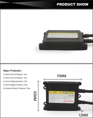 HID Xenon Super Slim Replacement Ballast 1/2  35 Watt • $11.99