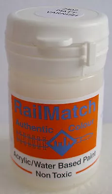 RailMatch 2407 - Matt Varnish - Accessory Range - Acrylic Paint 18ml Pot + POST • £4.39