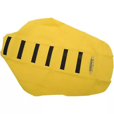 SDG Components 6-Ribbed Seat Cover - Yellow/Black - RM 85 95957KYY • $50.26