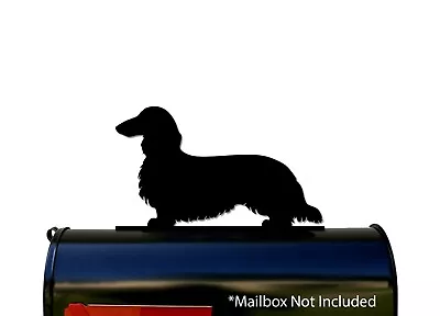 Long Haired Dachshund Mailbox Topper / Sign - Made In USA - Powder Coated  • $35