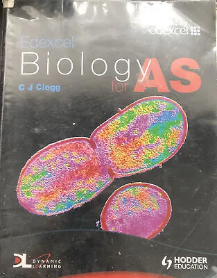Edexcel Biology For AS By C. J. Clegg (Paperback 2009) • £4