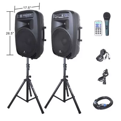 RK RECK Party 15 15 Inch 1000 Watts 2-Way Powered PA Speaker System • $339.99