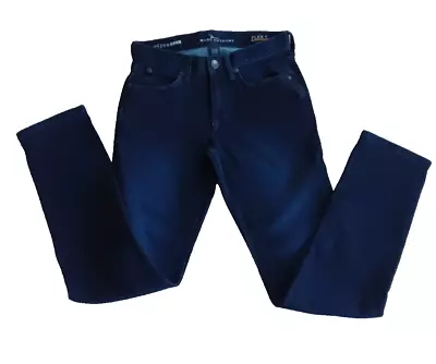 Marc Anthony Flex+ Slim Straight Jeans Men's Size 29W X 32L Dark Blue EUC • $18