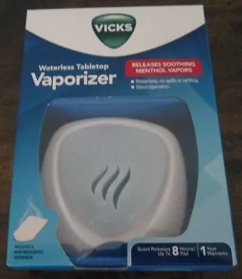 Vicks Waterless Tabletop Vaporizer With 5 Non-Medicated Vapopads NIB • $19.99