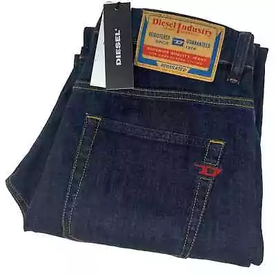 Diesel Button Fly D-Viker Jeans Men's 30x30 Blue 2020 Stretch NWT $175 • $99.95