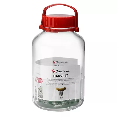 £11.99 • Buy Pasabahce Harvest Large Glass Jar Food Preserve Airtight Container Storage Lid