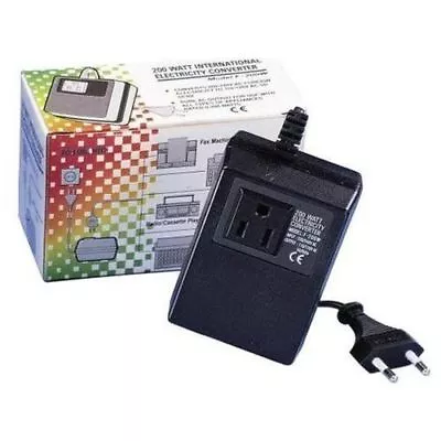 Seven Star F200 (200) Watt 220/240V To 110/120V AC Step Down Travel Converter • $21.99