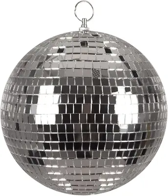 Boland 00703 Disco Ball Silver Diameter Approx. 20 Cm Disco Fever 70s Hanging... • £16.32