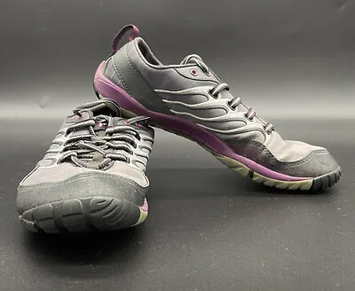 Merrell Lithe Glove Dark Shadow Barefoot Running Shoes  Purple J68782 Women's 9 • $33