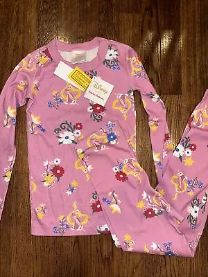 NWT Hanna Andersson Disney Collection TANGLED Rapunzel Long John Pajamas 130/8 • $29.99