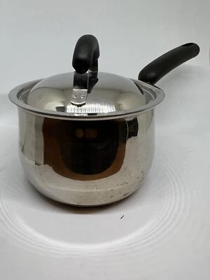 £29.22 • Buy Meyer Bella Cuisine Stainless Steel 1.5 Qt. Cooking Pot Sauce Pan With Lid