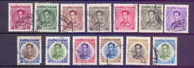 Thailand  1963/71  King Bhumibol (13) Used. • $4.40