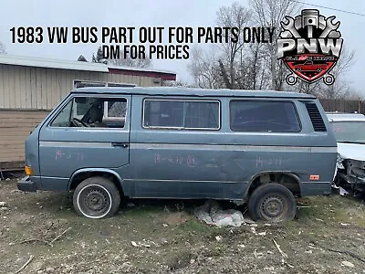 1984 VW Volkswagen Bus Partout For Parts Only DM For Prices🛞‼️ • $1